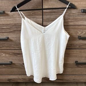 Express Ivory V-Neck Camisole